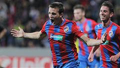 Plze� - Maribor. Darida slaví gól.