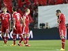 Smutní fotbalisté Bayernu Mnichov v Edenu