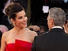 Sandra Bullock a George Clooney - nejzáivjí hvzdy letoního festivalu. Spolu hrají ve filmu Gravity. 