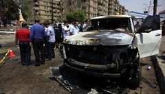 Exploze zasáhla konvoj, v n�m� Ibrahím cestoval na ministerstvo