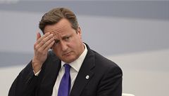 Britský premiér David Cameron na summitu G20 v ruském Petrohradu