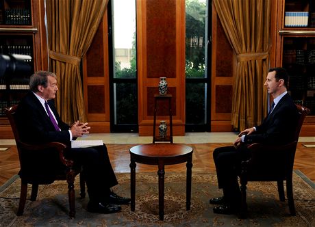 Baár Asad v rozhovoru pro americkou televizi CBS