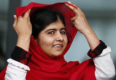 Malalaj Júsufzaiová na snímku ze záí 2013