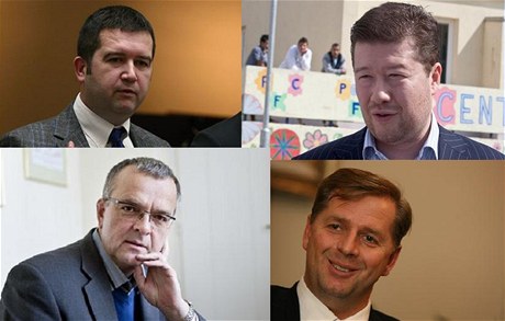 Lídři stranických kandidátech do předčasných voleb v říjnu 2013.
