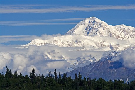 Americká hora Mount McKinley.