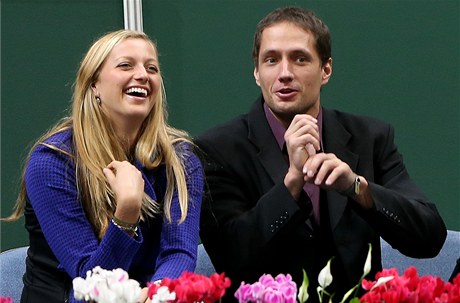 Semifinále Davis Cupu navštívili Petra Kvitová a Vítězslav Veselý.