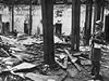 Vybombardovaný interiér prezidentského paláce La Moneda (11. záí 1973)