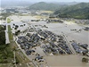 Následky tajfunu v Japonsku (ilustra�ní fotografie).