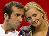 Zamilovaný tenisový pár. tpánek a Kvitová.