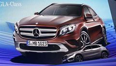 Nový SUV Mercedes GLA na frankfurtském autosalonu. 