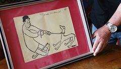 Kresba Karla �apka pro Lidové noviny.