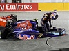 Australský pilot formule 1 Daniel Ricciardo ze stáje Toro Rosso