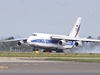 Jedno z nejvtích sériov vyrábných transportních letadel na svt An-124 Ruslan. 