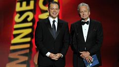 Matt Damon a Michael Douglas ztvárnili hlavní role v oceněném filmu Liberace!
