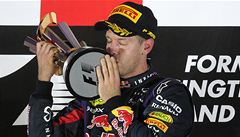 N�mecký pilot formule 1 Sebastian Vettel z Red Bullu