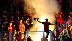 Fanou�ci Sparty p�i derby.