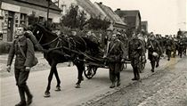 eskoslovensk vojsko opout pohranin oblast po zboru. 3.10.1938