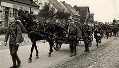 eskoslovenské vojsko opoutí pohraniní oblast po záboru. 3.10.1938