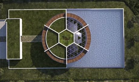 Návrh domu pro slavného fotbalistu
