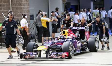 Nmecký pilot formule 1 Sebastian Vettel ze stáje Red Bull