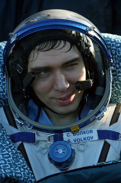 Ruský kosmonaut Sergej Volkov