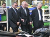 Prezident Milo Zeman v továrn kopivnické Tatry.