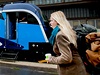 Spirit of Brno  první elektrická lokomotiva Taurus od Siemensu ve firemním modrobílém nátru s logem D.