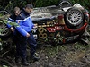 Devítinásobný mistr svta Sébastian Loeb se s kariérou v rallye rozlouil havárií