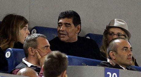 Legendrn argentinsk fotbalista Diego Maradona (uprosted)