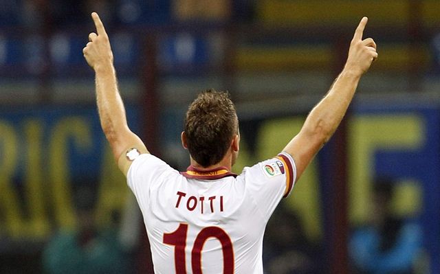 Fotbalista AS �ím Francesco Totti.