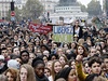 Demonstrace francouzských stedokolák