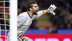 Branká� fotbalist� AS �ím Morgan De Sanctis
