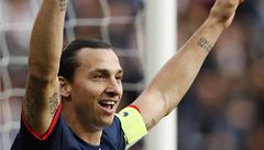 Fotbalista Paris St. Germain Zlatan Ibrahimovi�
