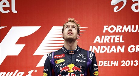 Vettel vyhrál v Indii a slaví tvrtý titul pro mistra svta.