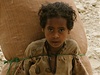 Etiopská holika s pivázaným nákladem na zádech