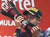 Vettel vyhrál v Indii a slaví tvrtý titul pro mistra svta.