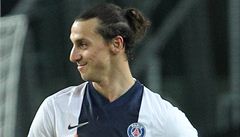 Fotbalista Paris. St. Germain Zlatan Ibrahimovi