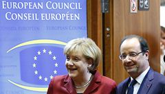 Merkelov a Hollande maj jednat s USA o afe okolo odposlech