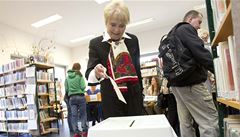 Hana Orgoníková (SSD) volila v Hradci Králové.