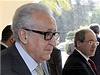 Lachdar Brahímí, zvlátní zmocnnec OSN a Ligy arabských stát pro Sýrii, na cest na schzku se syrským prezidentem Baárem Asadem 