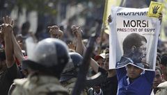 Protestující píznivci svreného prezidenta Mursího (ilustraní foto)