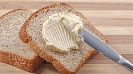 Chléb s margarínem - ilustraní foto
