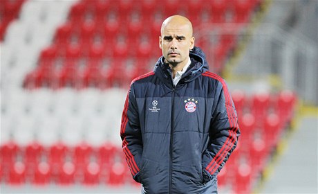 Trenér fotbalist Bayernu Mnichov Josep Guardiola
