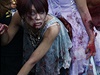 Akce se konala nejen p�i p�íle�itosti Halloweenu, ale také na úvod vysílání �tvrté série oblíbeného televizního seriálu �iví mrtví.