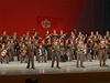 Hudební vystoupení severokorejských voják