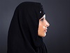 Muslimka s hidhábem - ilustraní