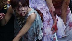 Akce se konala nejen pi píleitosti Halloweenu, ale také na úvod vysílání tvrté série oblíbeného televizního seriálu iví mrtví.