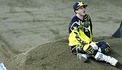 Závod mistrovství svta ve freestyle motokrosu. Na snímku je Libor Podmol