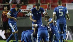 Libere�tí slaví gól na 1:1 na Seville.