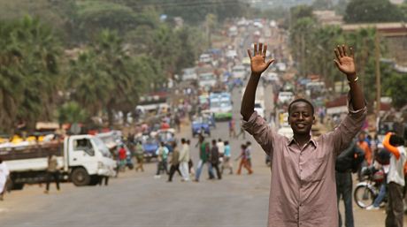 Addis Abeba, 3,5 milionová metropole, je stejn chaotické velké msto jako...